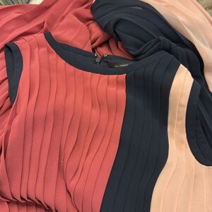 Halogen Atlantic-Pacific Pleated Dress 👗 4P